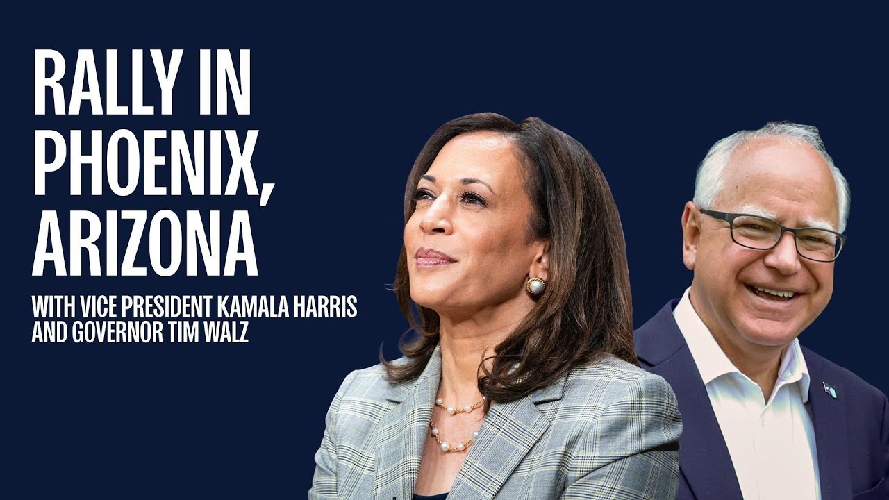 Arizona Rally with Vice President Kamala Harris and Governor Tim Wa...